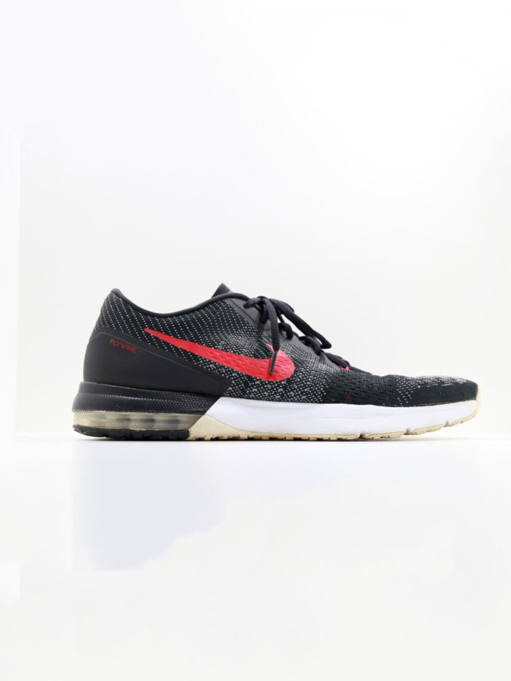 Nike Air Max Typha Flywire Black Knit Training Shoes - Men's 14 - Picture 3 of 7